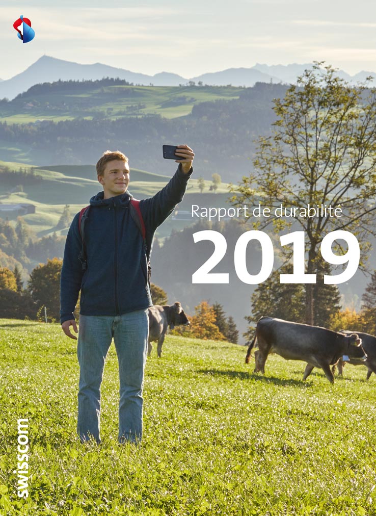 Rapport de durabilité de Swisscom 2019