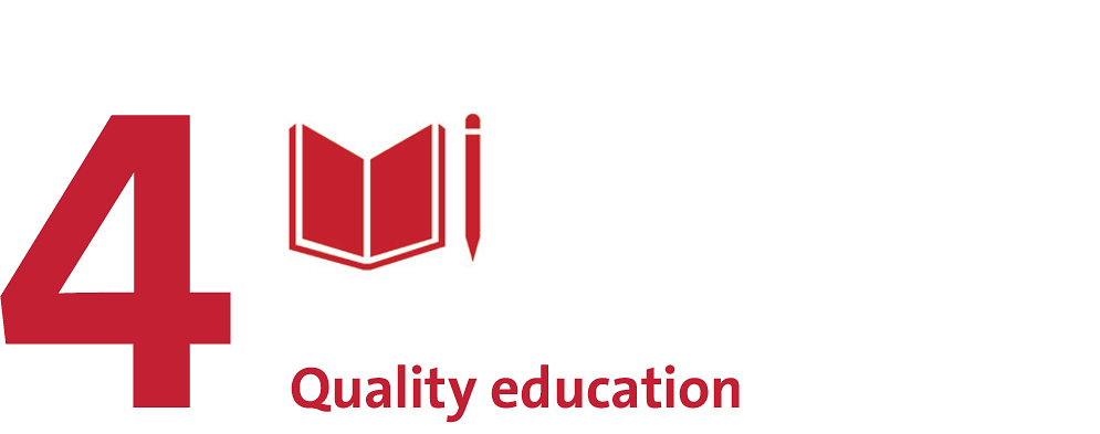 SDG 4: Quality education.
